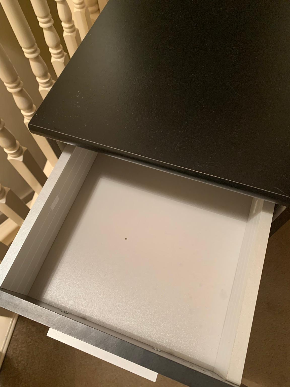 Black gloss bedside table in WS10 Walsall for £10.00 for sale Shpock