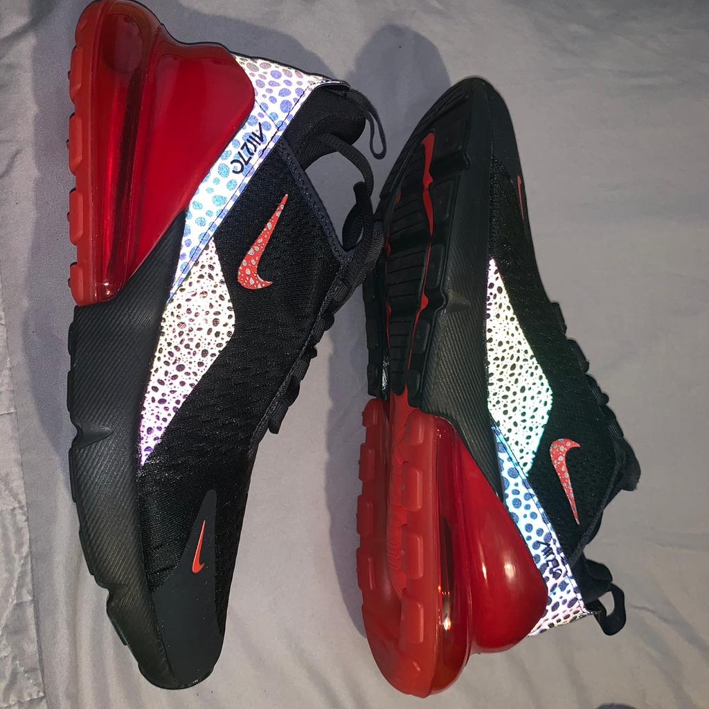 Nike air max 270 off noir habanero red best sale