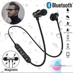 Jackcer Drahtlose Kopfhörer Bluetooth 4.2 Ohrhörer Drahtlose Ohrhörer Stereo Bass magnetische Bluetooth Kopfhörer mit Mikrofon leichte Ohrhörer zum Laufen