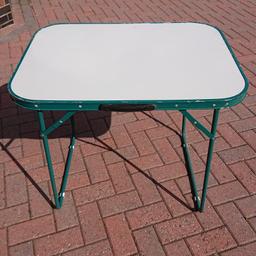 STURDY FOLDING TABLE. IDEAL FOR CARAVAN OR CAMPING.