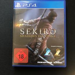 PlayStation 4 spiel 
Sekiro shadows die twice 

Das Spiel wurde einmal benutzt
Zustand: sehr gut