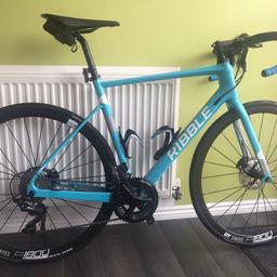 Size M Ribble Carbon (Colour Teal) bike as need the money for a new habits. Group set is the new 105 R700. ridden for 1187miles as you can see in the garmin which including with the sale (garmin 1000) also I will include the Guee garmin mount with led light, rear light, ultegra pedal and the saddle bag with tools inside. The bike is in really excellent condition with upgraded wheel set and it has the new Continental GP5000 25mm tyre. also changed the bb with Dura Ace R-9100

Collection B37 5AT
