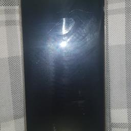 Samsung Galaxy s6 edge plus cracked on the top of the screen and down the side and a crack on the back still works a black dot on the left side of the screen when switched on but does not affect the phone it switches on and still works the battery doesn't hold the charge as long as it should but the phone is still in use just the phone for sale no charger no box pick up only cash on collection