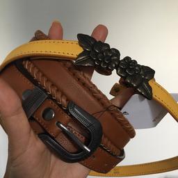The brown one is new, and it’s size 85 eur, and the other one is a vintage belt 

Great condition
Only collection: Forest Hill