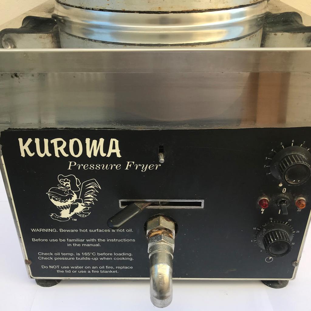 Kuroma Pressure Fryer Cooking Instructions 