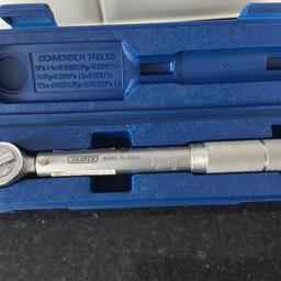 Draper torque wrench, as new.