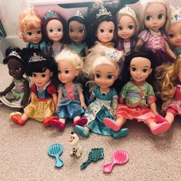 13 lovely Disney princess dolls. We’re £20 each totalling £260 for all of them. Selling for £100 for the bundle. I do not want to separate.
Collection from Cheltenham.