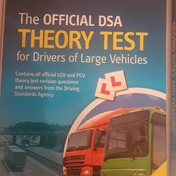 official DSA theory test guide book for people learning to gain their HGV or PCV Licence....