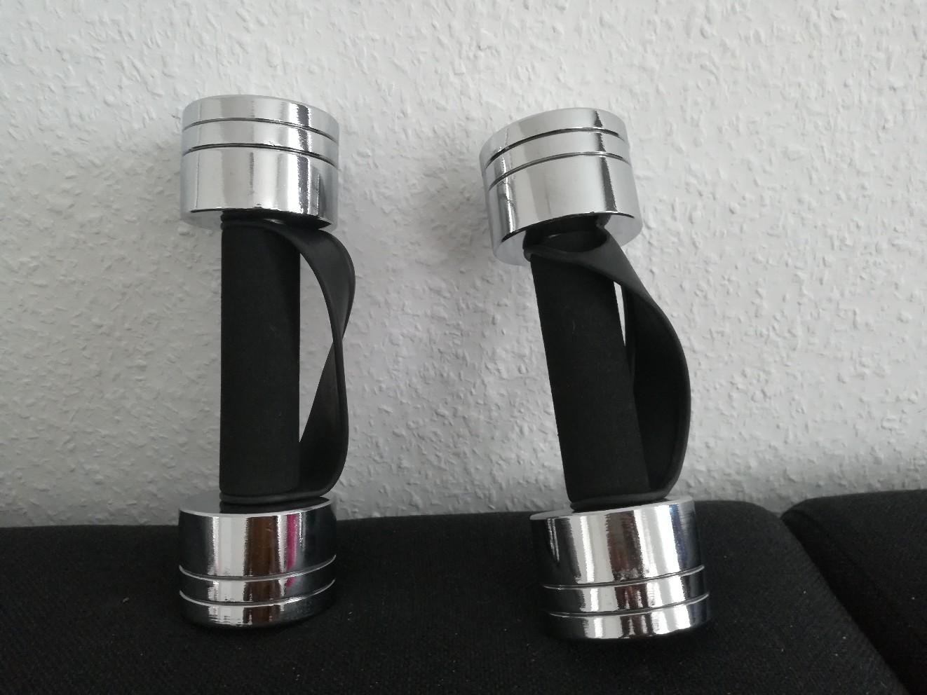 20 Kg Chrom Hantelset - Verstellbare Kurzhanteln Für Zuhause, Mit Sternverschlüssen