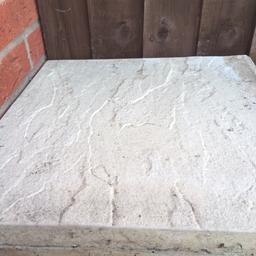Garden patio slabs measuring 500x500x38 43 in total + the 3 large ones for free. I won’t split. Could do with a clean but have never been lay. Collection only From woodville, swadlincote.
Thanks