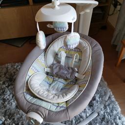 Electronic baby swing with sounds, lights and vibration settings.
Worked wonders with our little boy but he's a bit too old for it now.
Great condition.