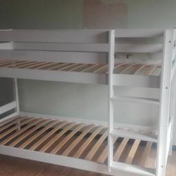 Verkaufen gebrauchte Doppelstockbetten aus Echtholz mit Rolllattenrosten 90×200