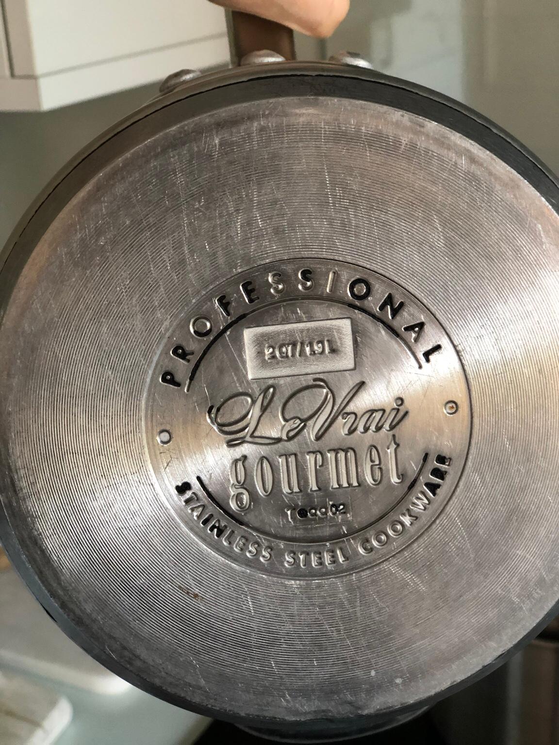 3 x Le Vrai Gourmet Pro cooking Pots Pans in CR0 London for £20.00 for