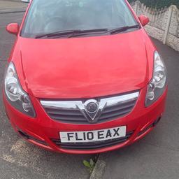 Red corsa
2010 plate
80000 miles on the clock
Aux connection
MOT APRIL 2020
Full logbook 

Looking for a quick sale £1150