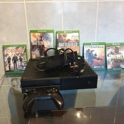 good condition xbox one with 6 games,