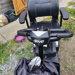 For sale a drive mobility scooter with suspension  and 3 keys approx 6 months old hardly used due to illness comes with 2 chargers and cover
£500 ovno
This was my mums who has now passed and the proceeds going to cover funeral cost so no stupid offers as new this cost nearly £800
Collection goldthorpe 
May deliver at extra cost