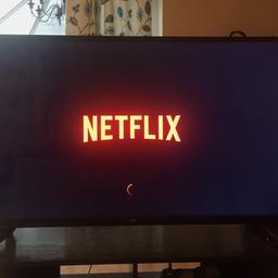 I am selling my TV because I am moving. It’s a 48inches smart tv full HD (with Netflix, youtube..) from the brand BUSH.