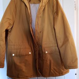 ladies mustard coat from bon marche
size 22
excellent condition