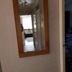 solid oak mirror
60cm x 120cm
very heavy
collection only