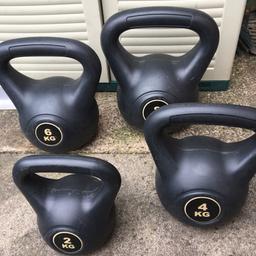 Kettle bells set
In used condition as were used outside.
Collection from B30