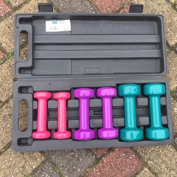 0.5 - 1 and 1.5kg weights . 2 of each like shown in picture. No offers or time wasters. Message me the day you can collect.