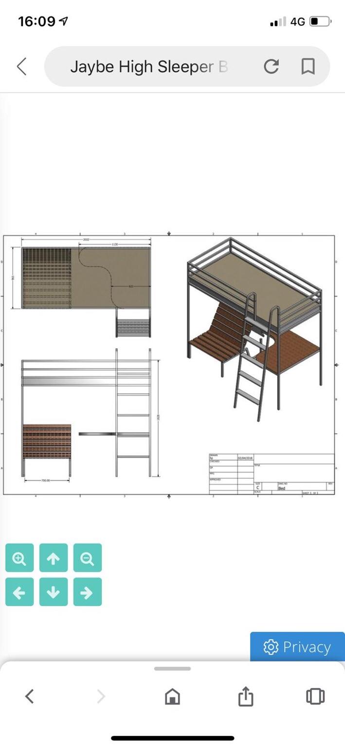 Jaybe high sleeper bed in B36 Solihull für 80,00 £ zum Verkauf Shpock DE