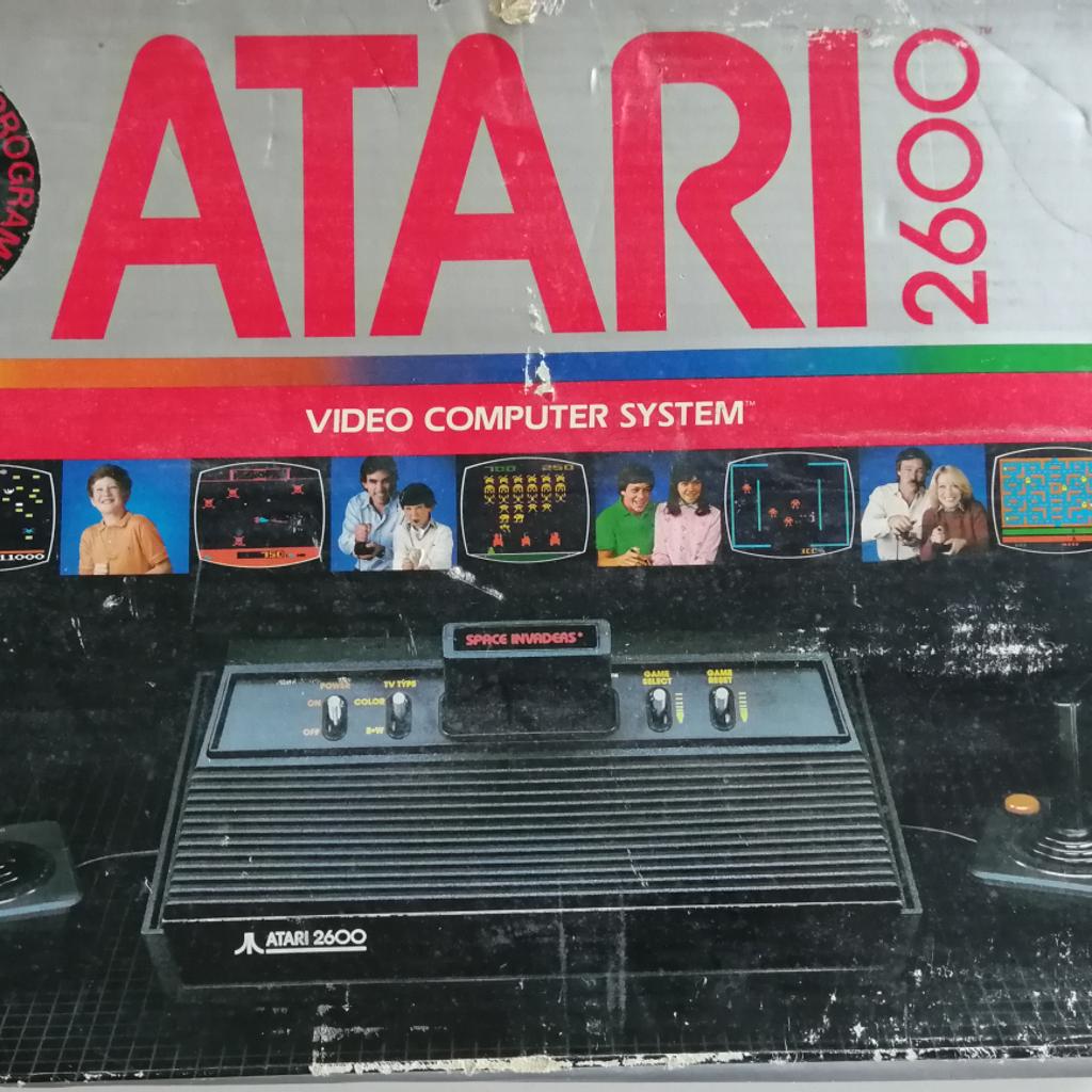 Verkaufe eine Atari 2600 "Darth Vader" Konsole
- Konsole
- Netzteil
- 2 Joysticks