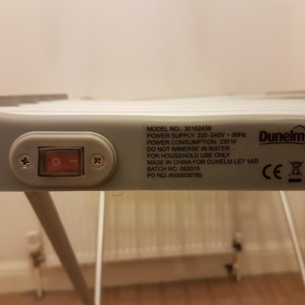dunelm heated airer