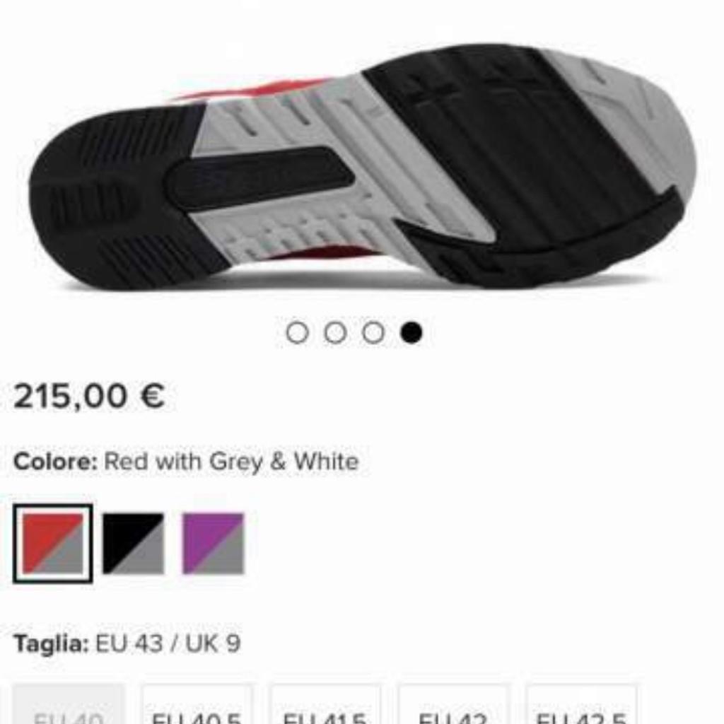 Sneakers New Balance 991.5
N.43
Made in England
Top di gamma, prodotta a mano utilizzando pellami di prima scelta
NUOVE
Prezzo di Listino: €215