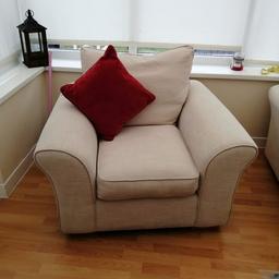 To cream chairs for sale from next. Pick up only. Good condition.