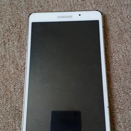 Samsung galaxy tab4 7 inch display, 
Charge port is knackered, needs a new charge port, 
Screen perfect, no water damage, from smoke and pet free home
25 or nearest offer
delivery possible or collect