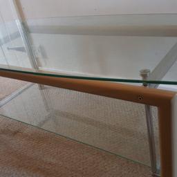 used glass coffee table
