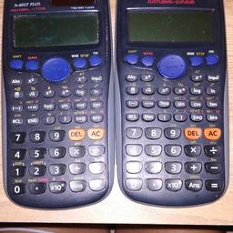 Solar powered and battery scientific calculators for sale.

Used during my exams, and school, no longer need them. Pick up only.

Ask any questions on prices etc.