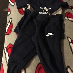 Boys lovely used Nike and Adidas trousers 12 to 18 month T-shirt 18 to 24 month