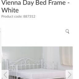 white day bed and trundle for sale 1 mattress available if needed collection wr3 or can deliver locally for small cost