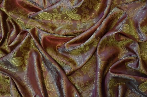 Buy & Sell West Yorkshire Calderdale - Photos for Rusty Two Tone Paisley Jacquard Fabric