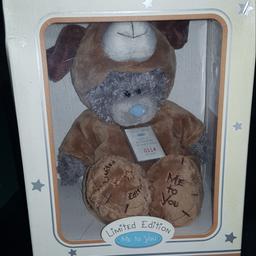 Limited Edition Me To  You 'Dog' Bear
Bear number is 0114 of 9000
Still in box (slight discolouration on box)