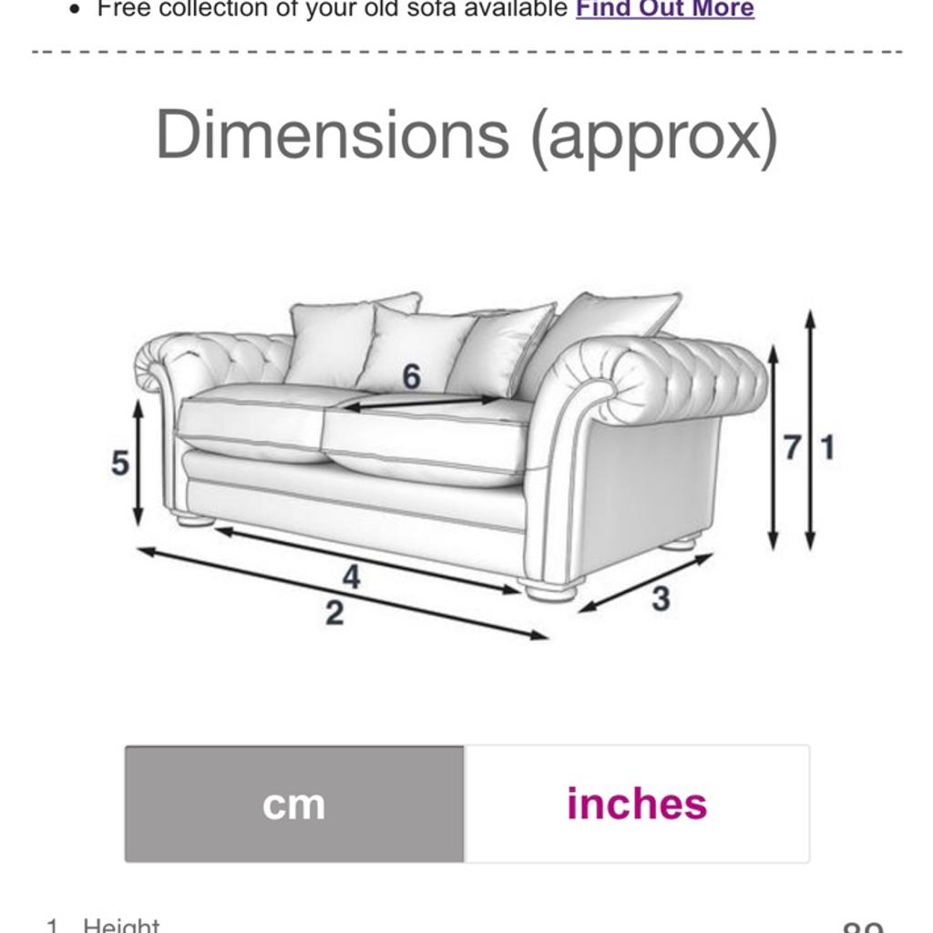 Loch Leven sofa and footstool (DFS) in WF8 Wakefield for £500.00 for sale Shpock