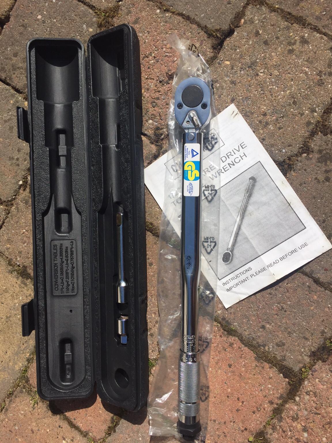 CHALLENGE 1/2” DRIVE TORQUE WRENCH in Cannock Chase for £15.00 for sale