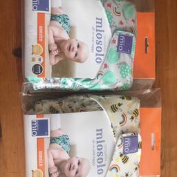 Miosolo one size reusable nappies. Brand new, still in packaging. £5 each.