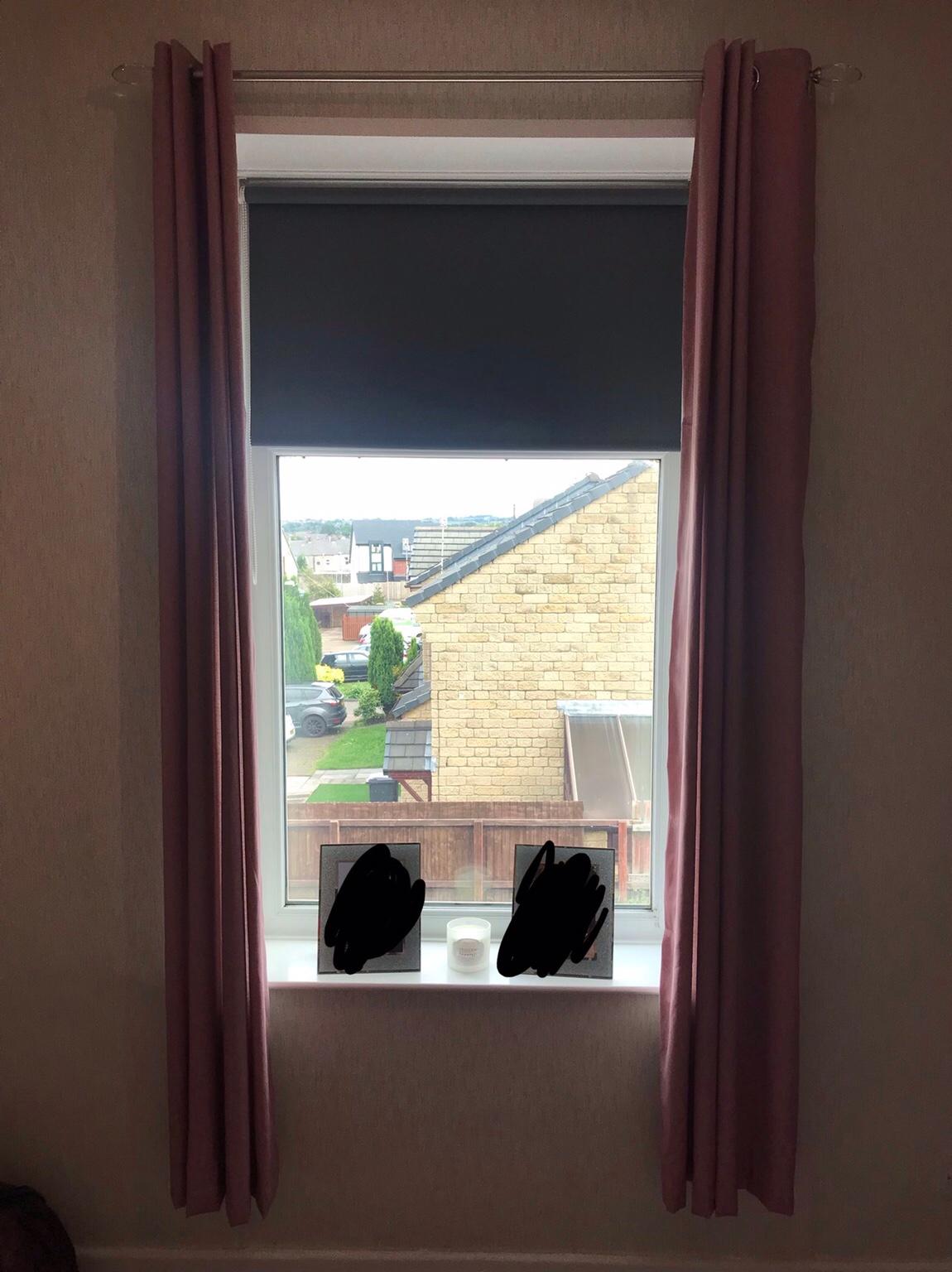 Blush pink curtains 46” x 72” in BB5 Hyndburn for £10.00 for sale Shpock