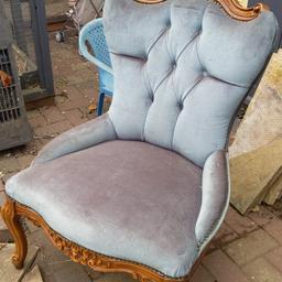 Lovely small vintage chair. needs a good clean. would be gorgeous upcycled