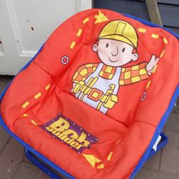 Bob the Builder fold away deck chair. needs a clean as been in shed.