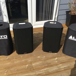 selling my pa cabs less than 10 months old still under warranty, working perfectly not needed anymore. no silly offers as these are over 500.00 new not including the covers.... i will accept 399.00. these have only been used as keyboard monitors  for 10 gigs (less than 20 hours use in total). ive gone over to in ears so not being used.