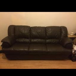 2 large 3 seater settees (one sofa is recliners at either side) 

Still in good use just a tiny tear as shown in pic. Selling due to moving so needs to go asap 

Quite heavy and will need 2 people lift out of house 

Collection only Ardsley S71 
From a smoke free house 

If you like any more info then pls message me