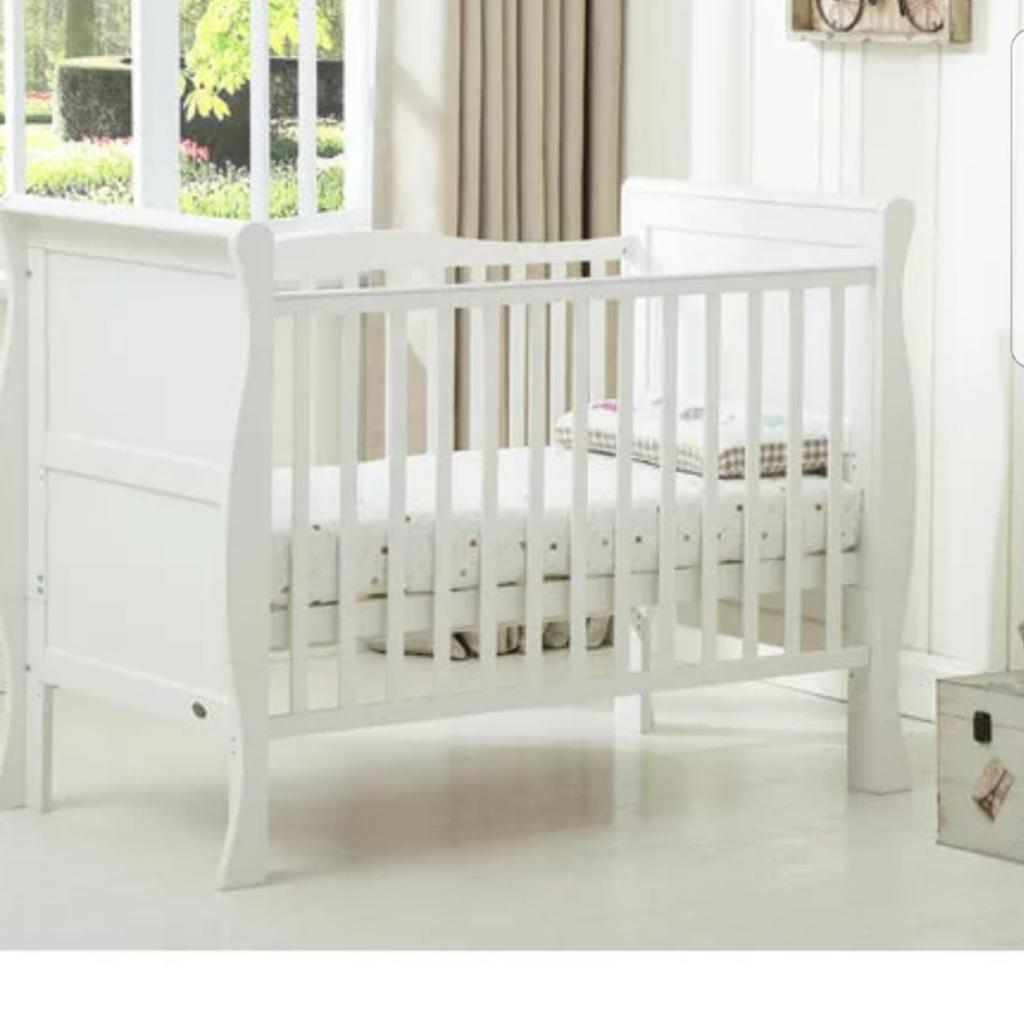 Jonathan sleigh cot store bed with mattress