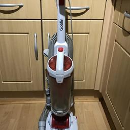 Hoover Goblin GVU310W
700w

clean and works well filters have been clear as well as all pipes and dust compartment