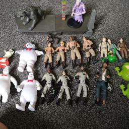 All been played with a few proton packs are missing and one of the men figures
Some are original figures