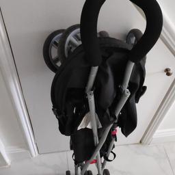 used pram for sale. does an umbrella fold.