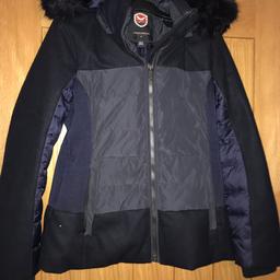 Navy coat size M, only worn a few times